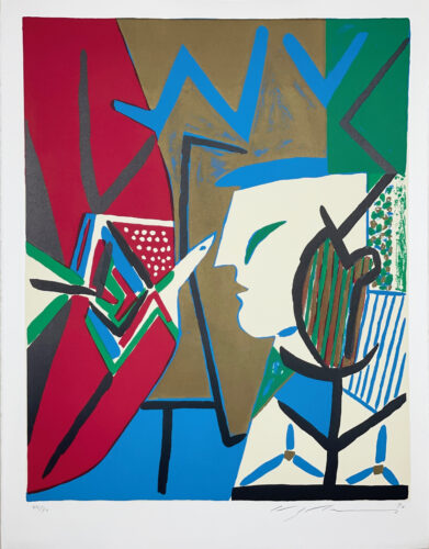 空充秋 版画 位する 