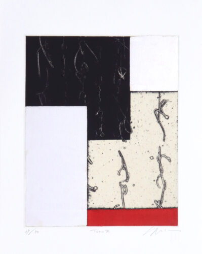 中澤愼一 Echoes 3 楽天市場】版画/銅版画、金箔 中澤愼一 Echoes 3 